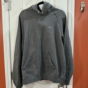 Nike Men's Gray Hoodie Size Large